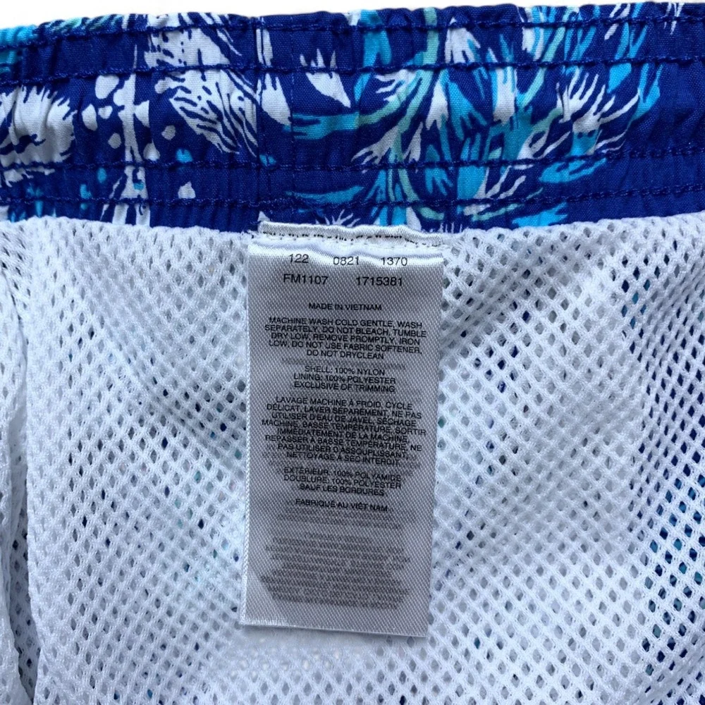 Columbia PFG Fishing Super Backcast Swim Trunks Mens XXL Blue Fish OmniShade NWT